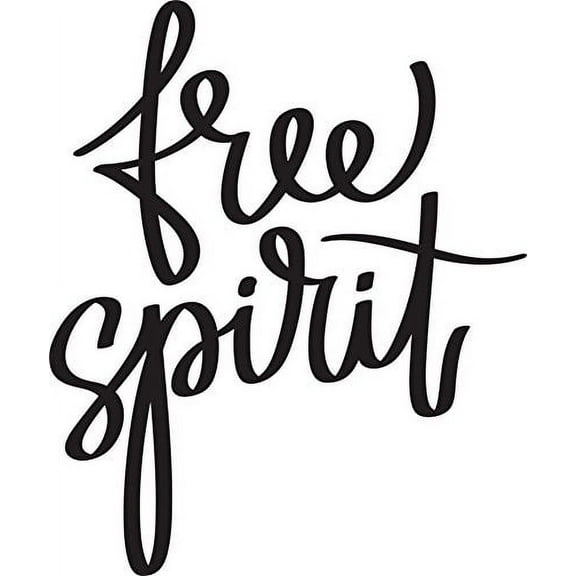 Free Spirit Vinyl Wall Art Decal by Scripture Wall Art. Girls Room Decor, Great Gift, Girls Wall Decals,