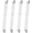 4pcs-White, variant on Bed Sheet Straps, 4Pcs Polyester Adjustable Elastic Fitted Sheet Straps Fasteners Non Slip Mattress Clips White 4Pcs