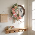 thumbnail image 6 of Hiroekza Easter Decor, Easter Bunny Wreath Easter Door Hangers Front Door Wall Decoration Wreath Wreath Scene Arrangement Decoration Props Easter Gifts for Kids, 6 of 9