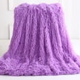 thumbnail image 1 of ANMINY Faux Fur Blanket Soft Warm Reversible Fluffy Bed Sofa Couch Throw Twin Shaggy Blanket, 1 of 5