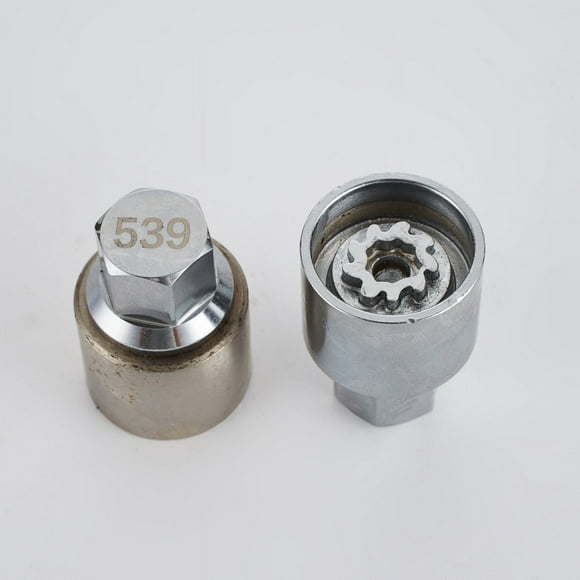 Aplicable a Volkswagen Scirocco Magotan Bora Sharan Sagitar Tiguan Herramienta de desmontaje de llave de neumático antirrobo Tornillo de manguito