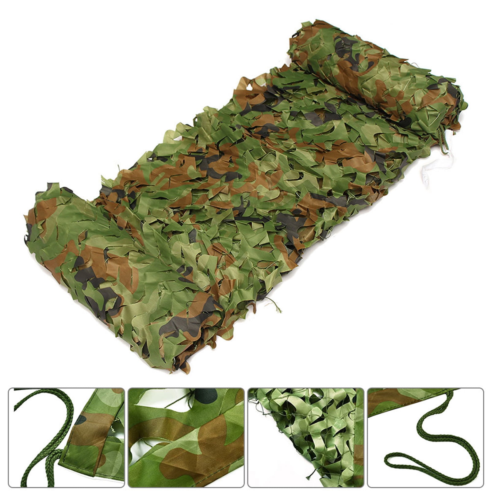 Details about   Camouflage Army Green Net Netting Camo Camping Military Hunting Woodland Leaves 