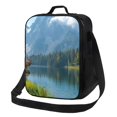 thumbnail image 1 of Fotbe Majestic Deer Mountain Lake Lonchera Bolsa de Almuerzo para Hombres y Mujeres, Lonchera de Gran Capacidad, Bolsa de Almuerzo Reutilizable, Bolsa Térmica Aislante, 1 of 7