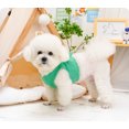 thumbnail image 2 of Adorable Pet Clothes for Cats & Small Dogs - Charming Spring & Autumn Wear Chamois Leather Bow Tie Chest Back, 2 of 4