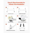 thumbnail image 6 of Watercraft PWC Dolly Boat 1300 lbs Load Capacity Jet Ski Stand Storage Cart, 6 of 7