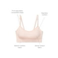 thumbnail image 3 of Warners® Blissful Benefits Dig-Free Comfort Band with Seamless Stretch Wireless Lightly Lined Comfort Bra RM0911W, 3 of 6