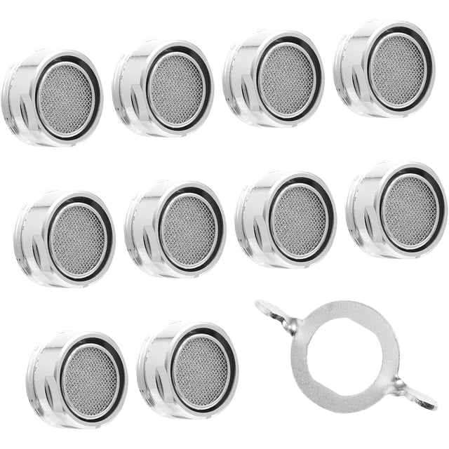 Aireadores de Grifo 1 Juego Coladores de Grifo Domésticos a Prueba de Salpicaduras Filtro de Agua Compatible Lavabo y Fregadero Instalación Agua