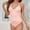 Pink, variant on EQWLJWE Full Coverage Swimsuits for Women's Oversize Sports Swimwear Conservative Solid Color Sunscreen Swimwear Diving Suit Surfing Suit for Wakeboarding