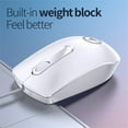 thumbnail image 1 of Professional G9 Office Gaming Mouse Ultra Slim Silent Mini Ergonomic Design Usb Wired Mouse Pc Laptops Notebook Accessories White, 1 of 4