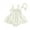White, variant on Musuos Baby Girl 2Pcs Summer Outfits 3 6 9 12 18Months Sleeveless Swiss Dots Romper Dress with Headband Set Infant Casual Clothes