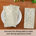 thumbnail image 4 of Iauyy Satin Napkins Set of 1- Floral- Morandi DIY Printing Decoration Cloth Napkin- Easy Care for Home/Party, 4 of 8