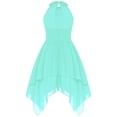 thumbnail image 5 of Nyeemya Flower Kids Girls Tulle Princess Dress High Waist Sleeveless Dreamy Dresses Wedding Party Mint Green 12, 5 of 6