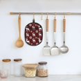 thumbnail image 5 of Sikiie Plaid Reindeer Snowflakes Silicone Pot Holders, Oven Mitts Heat Resistant Hot Pads, Non Slip Pot Holder for Kitchen Baking and Cooking 9.4 x 7.5 Inches, 5 of 7