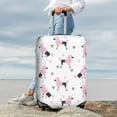 thumbnail image 7 of Disketp Cute Poodle Dog Elastic Travel Luggage Cover Travel Suitcase Protective Cover For Trunk Case Apply To 18''-32'' Suitcase Cover-Small, 7 of 7