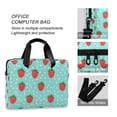 thumbnail image 4 of FORMRS 16" Laptop Bag Carrying Sleeve Case with Handle Travel Shoulder Briefcase, Strawberry Pattern, 4 of 8
