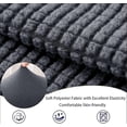 thumbnail image 4 of Stretchable Armrest Covers Set of 2, Checkered Print Sofa Slipcovers for Chairs, Protects from Stains and Scratches, Anti-Slip with Hook and Loop Fastening, 4 of 6