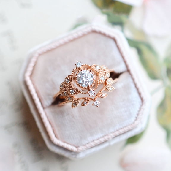 YYKihy 2PC Delicate Design Fashion Ring Light Luxury High Grade Ring Exquisite Zircon Ring Monastic Discipline