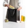 thumbnail image 6 of Triani 2Pcs Baginsulated Tote Bags With Sturdy Zipper Foldable Cooler Bag Reusable Cooler Bags Heavy Duty Insulated Shopping Bag for Hot Cold Food (Black), 6 of 7