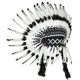 thumbnail image 5 of Tocado de plumas artificial india Decoración Jefe de indio para la actuación en el escenario, 5 of 9