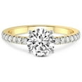 thumbnail image 3 of IGI Certified 4 Carat Round Shape Lab Grown Diamond Engagement Ring | 14K White Gold |Nomi Classic Eternity Lab Diamond Ring | FG-VS1-VS2 Quality Friendly Diamonds, 3 of 4