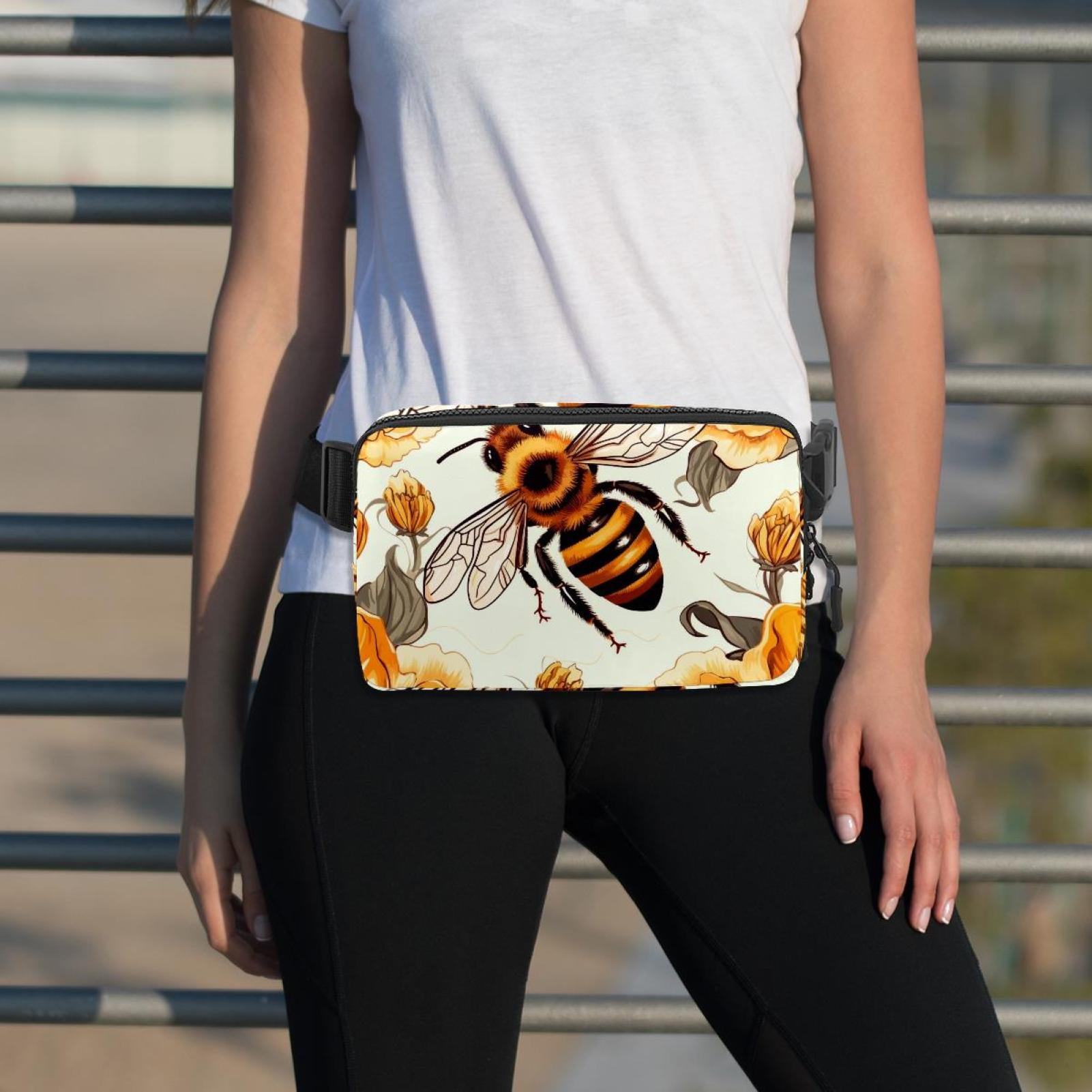 Starry Bee Lightweight Adjustable Fanny Bag Running Belt Waist Pack with Extension Strap Unisex
