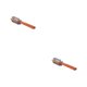 thumbnail image 2 of Ounissouiy Cepillo de limpieza de caras Cepillos para zapatos Eliminador de manchas de polvo Botas de limpieza multifuncionales de cerdas oro naranja 2piezas, 2 of 6