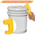 thumbnail image 4 of 3-Pack Bucket Can Opener Tool, 5-Gallon Paint Can Opener, Durable Plastic Lid Opener, 3 Colors, 4 of 5
