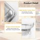 thumbnail image 5 of FXTNKYY Stainless Steel Air Fryer Basket for Oven,Air Fryer Basket Set with 50 PCS Parchment Paper,Air Fryer Pan with Crisper Tray and Pan, 5 of 5