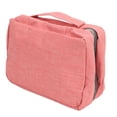 thumbnail image 2 of Wanderlust Hanging Toiletry Bag For Makeup And Toiletries - Designer Travel Organizer With Metal Swivel Hook, Waterproof Makeup Bag And Multiple Zipper Pockets, 2 of 8