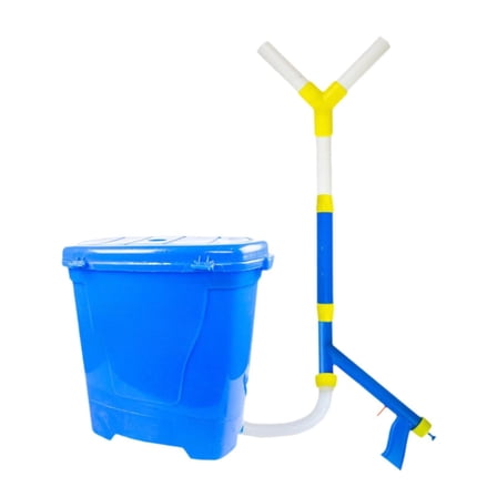 oshhni Manual Spreader Broadcast Spreader for Garden Ice Melt Vegetables