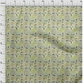 thumbnail image 5 of oneOone Rayon Light Green Fabric Travel Sewing Craft Projects Fabric Prints By Yard 56 Inch Wide, 5 of 5