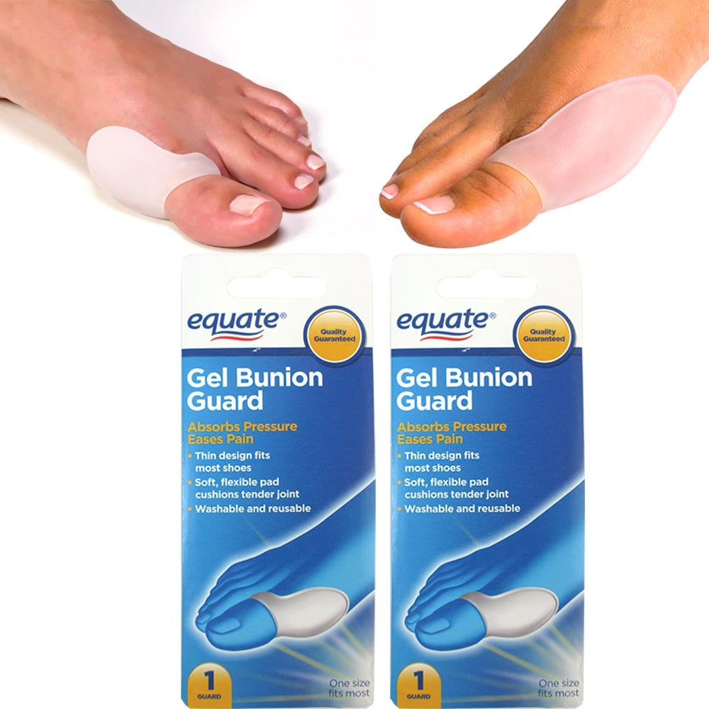 2 Gel Bunion Guard Big Toe Joint Cushion Corn Foot Pain Relief Spacer