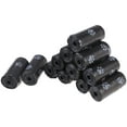 thumbnail image 1 of Sacs à Caca pour Chiens, Chats, Animaux de Compagnie, Noirs, 12 Rouleaux (180 Sacs au Total), 1 of 5