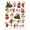 Retro Santa, variant on Current Christmas Patterns Holiday Gift Tags, 54 Count