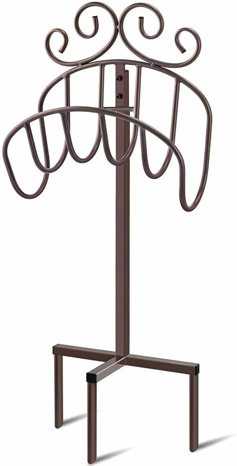 Garden Hose Holder Holds 125ft Hose Detachable Rustproof Hose Hanger