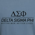 thumbnail image 3 of CafePress - Delta Sigma Phi Black Stacked Logo T Shirt - Mens Comfort Colors Shirt, 3 of 5
