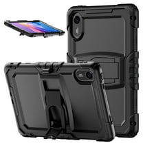 XYX For Xiaomi Redmi Pad 2 Case 11 inch, 3in1 Heavy Duty Shockproof Tablet Case with Stand, Shoulder Strap, Black