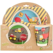 Bamboo Fiber Kids Plate Set-Under Construction