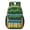 Geometric Tree Green, variant on Geometric Diamond Beige Pattern 17" School Backpacks for Teens,Waterproof Oxford Fabric,S-Shape Padded Straps for School,Travel,Hiking,Camping