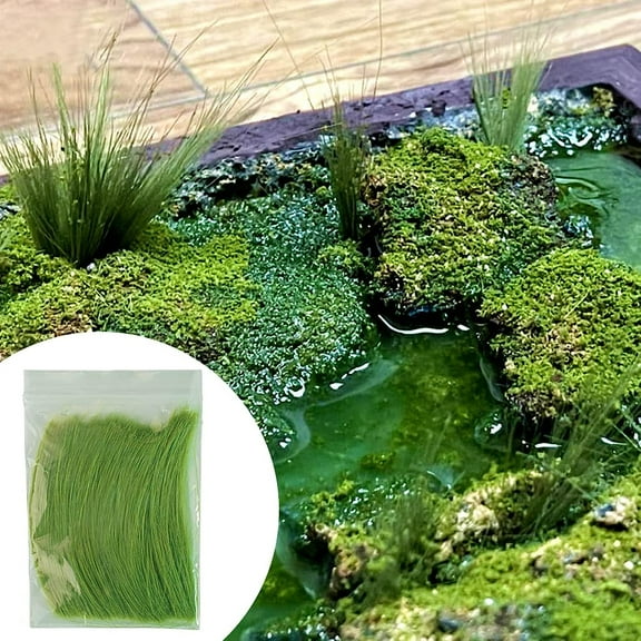 Simulation Long Grass Miniature Static Grass Model Grass Tufts Railway Artificial Grass for Train Landscape Railroad Scenery Sand Military Layout Model Miniature Bases and Dioramas