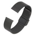 thumbnail image 2 of 22mm Stainless Steel Watch Bands 22mm Stainless Steel Watch Strap 22mm Stainless Steel Watch Bands Mesh Woven Watch Straps Quick Release Watch Wristband With Universal Buckle For, 2 of 8