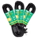 thumbnail image 1 of Paquete de 3 Extensiones Eléctricas con Portalámpara, de Color Negro, de 8 Metros. Clavija de 1.31 mm, 127 V, 60 Hz, 13 Amps CNX FOCO8N, 1 of 7