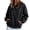 Black, variant on 2026 New Women's Sweatshirts With Hood Oversized Y2k Leopard Print Hoodies Pullover Fall Winter Hooded Tops Streetwear(Pink,XXL)
