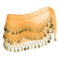 thumbnail image 5 of zhi Women's Belly Dance Waist Skirt - Dance Practice & Performance，Orange，Free Size, 5 of 6
