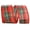 Red, variant on JAM Paper Plaid Christmas Multi-color Polyester Ribbon, 10yd x 4in, 1/Pack