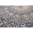 thumbnail image 6 of Pasargad Home 83" x 127" Hand-Knotted Silk & Wool Area Rug in Blue/Ivory, 6 of 7