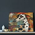 thumbnail image 3 of Logiee Abstract Dalmatian Art Print Canvas Wall Art ,Art Poster,Canvas Decorative Picture,Decor Wall Pictures for Living Room Bedroom Bathroom,Ready to Hang, 3 of 6
