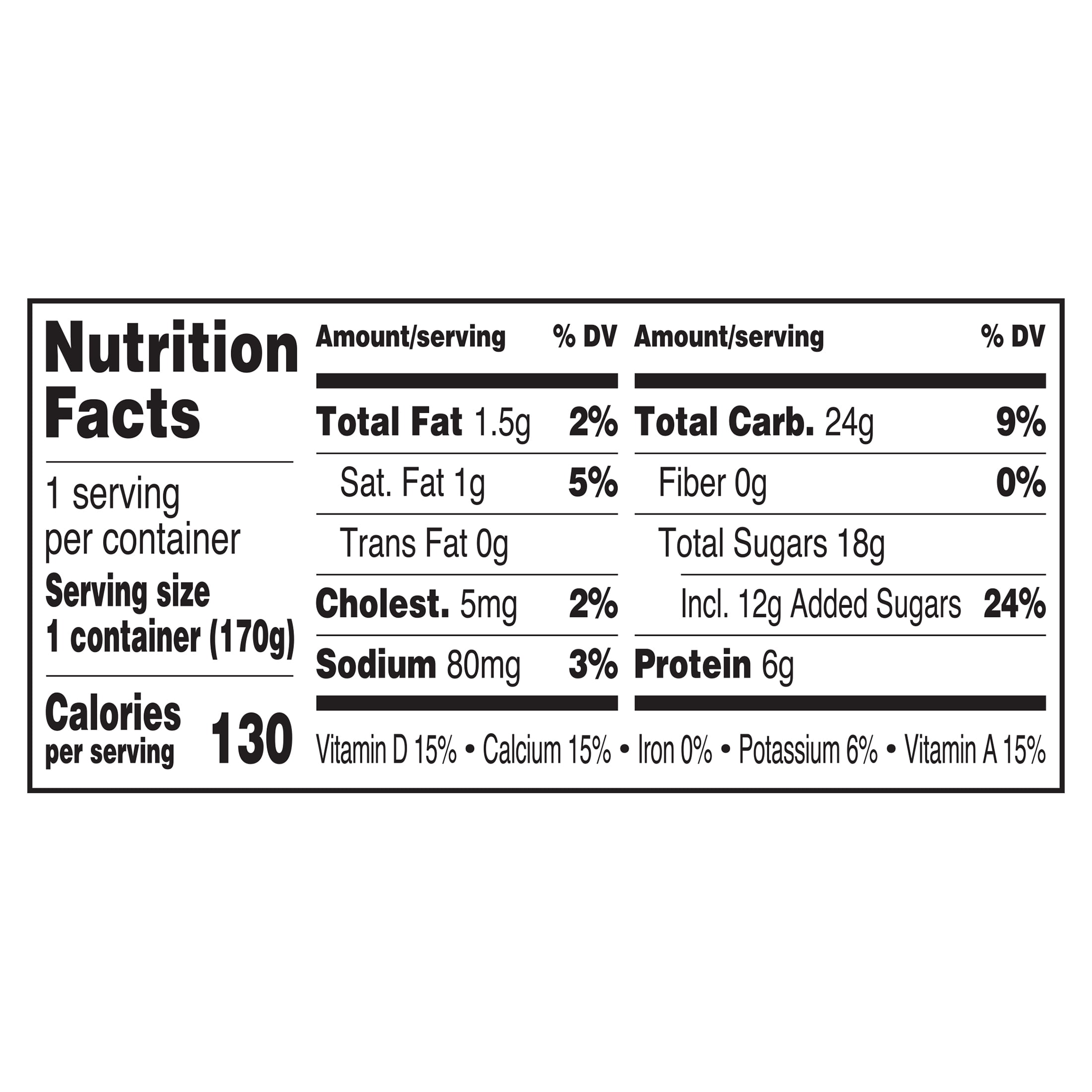 Great Value Original Cherry Low-fat Yogurt, 6 oz Cups, 4 Count