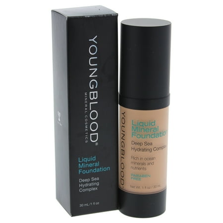 Liquid Mineral Foundation - Sun Kissed by Youngblood for Women - 1 oz Foundation