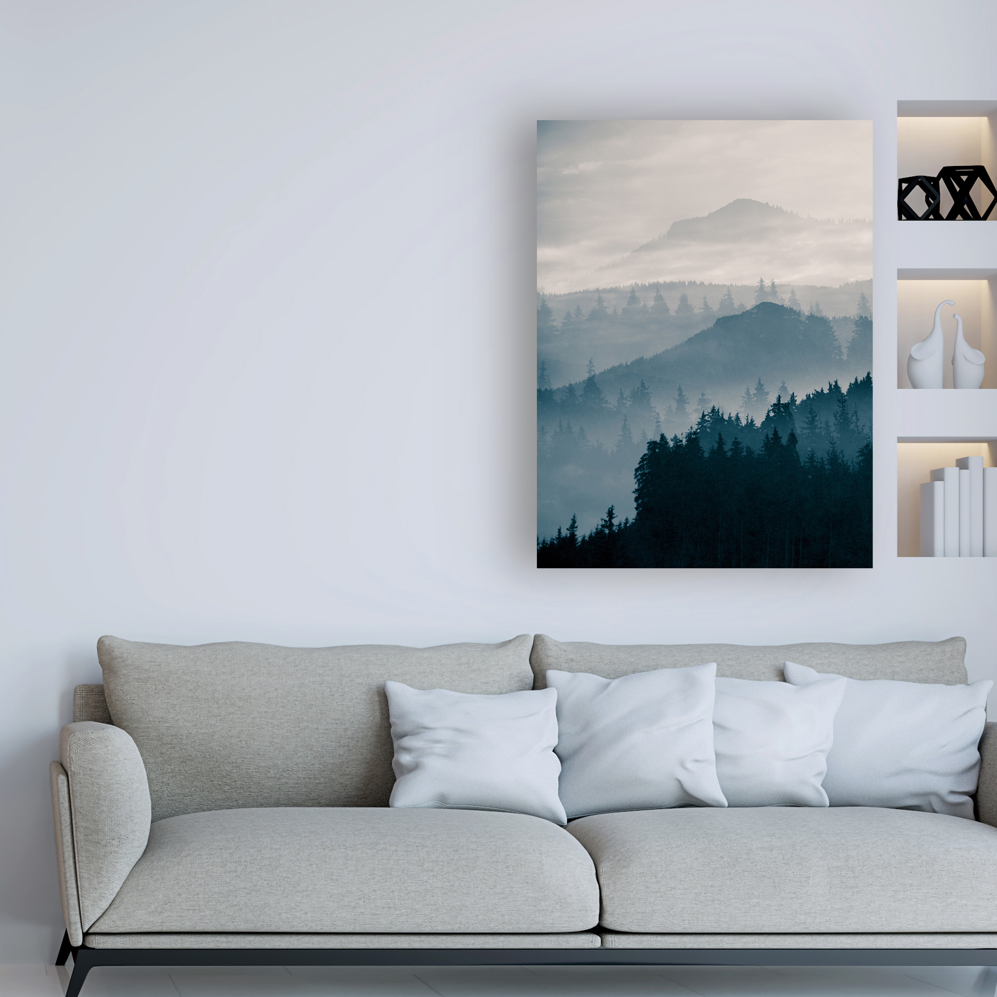 Trademark Fine Art 'Blue Mountains I' Canvas Art by PhotoINC Studio